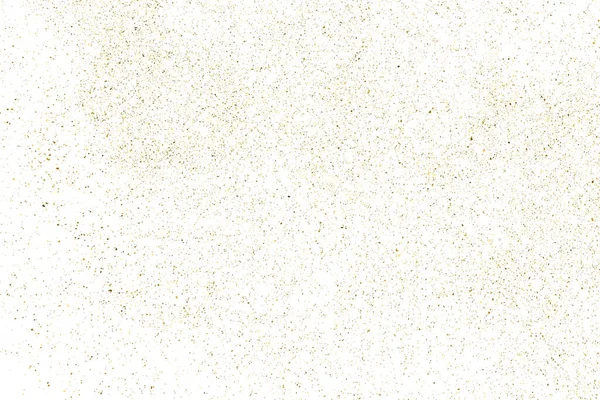 Gold Glitter Textura Isolada Branco Amber Particles Color Contexto Comemorativo — Vetor de Stock