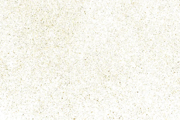 Texture Glitter Oro Isolato Bianco Colore Delle Particelle Ambra Sfondo — Vettoriale Stock