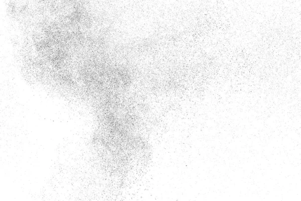 Texture Noire Perturbée Texture Graineuse Foncée Sur Fond Blanc Revêtement — Image vectorielle