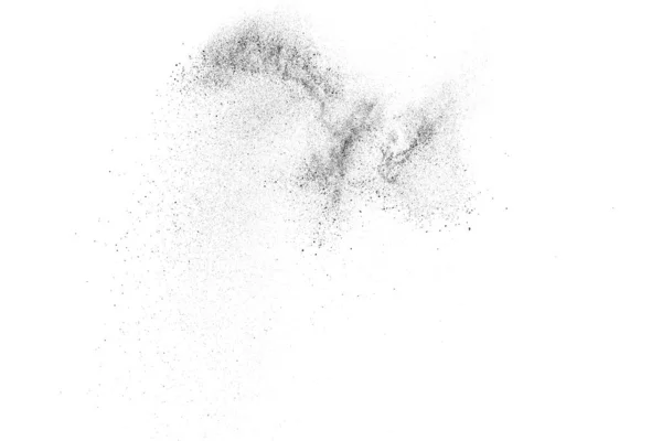 Texture Noire Perturbée Texture Graineuse Foncée Sur Fond Blanc Revêtement — Image vectorielle