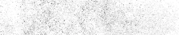 Чорна Текстура Сірого Кольору Ізольована Білому Панорамний Фон Накладання Пилу — стоковий вектор