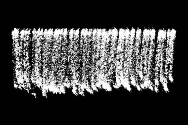 Siyah arkaplana tebeşirle çizilmiş el yazısı. Tek renkli leke elementi. Dijital olarak oluşturulmuş görüntü. Vektör illüstrasyonu, Eps 10.