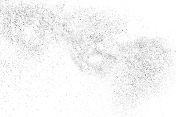 Texture Noire Perturbée Texture Graineuse Foncée Sur Fond Blanc Revêtement — Image vectorielle