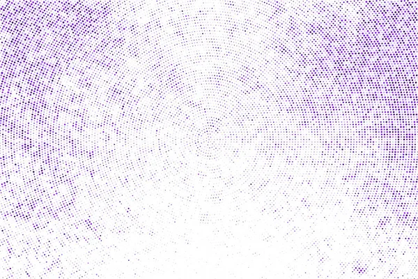 Purple Halftone Dotted Backdrop Abstraktes Kreisförmiges Retromuster Mauve Pop Art — Stockvektor