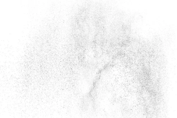 黒の質感が落ち込んでいる 白い背景に濃い粒状の質感 ほこりのオーバーレイテクスチャ 穀物の騒音粒子 錆びた白い効果 グランジデザインの要素 ベクターイラスト Eps — ストックベクタ