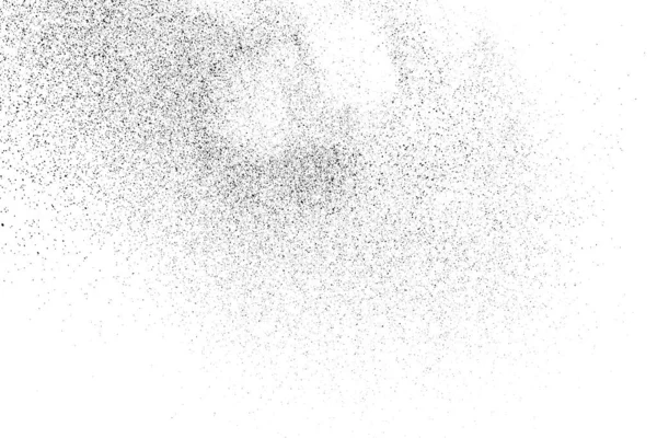 Занепокоєна Чорна Текстура Темно Сіра Текстура Білому Тлі Накладання Пилу — стоковий вектор