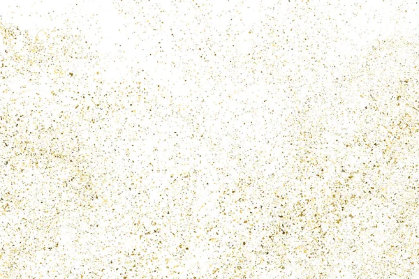 Золотая Текстура Белом Цвет Янтарных Частиц Праздничное Прошлое Золотой Взрыв — стоковый вектор