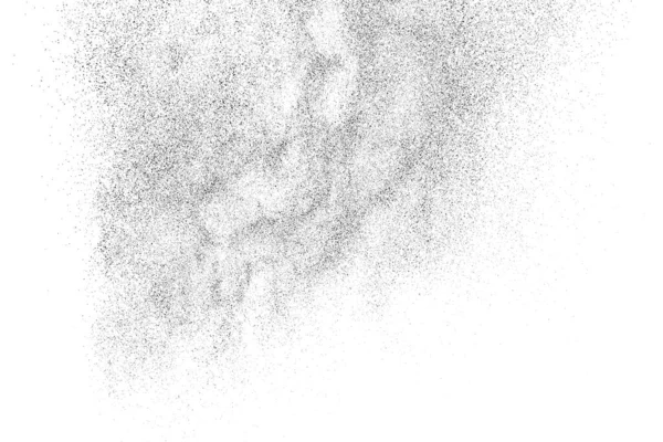 Texture Noire Perturbée Texture Graineuse Foncée Sur Fond Blanc Revêtement — Image vectorielle