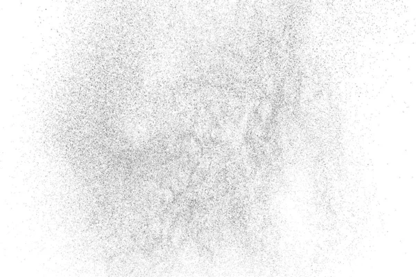 Textura Negra Angustiada Textura Granulada Oscura Sobre Fondo Blanco Superposición — Archivo Imágenes Vectoriales