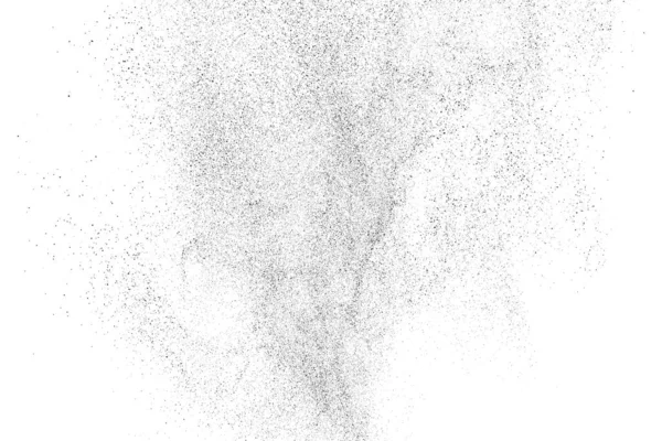 Texture Noire Perturbée Texture Graineuse Foncée Sur Fond Blanc Revêtement — Image vectorielle