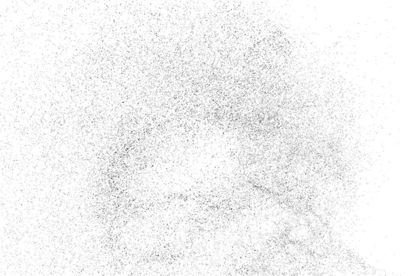 Texture Noire Perturbée Texture Graineuse Foncée Sur Fond Blanc Revêtement — Image vectorielle