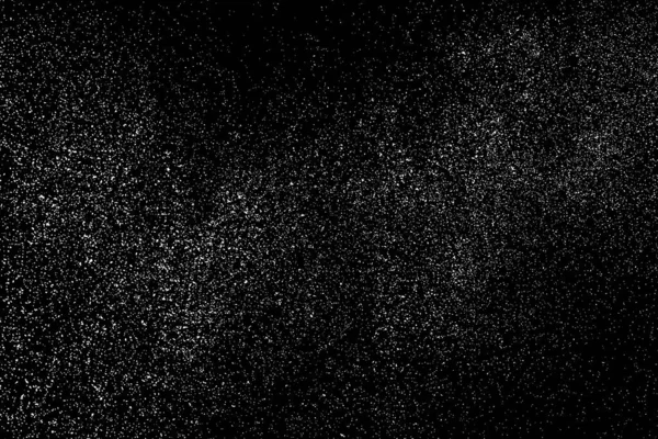 沮丧的白色肉质 灰尘覆盖着纹理 谷物噪音粒子 雪的影响包装 生锈的黑色背景 病媒说明 Eps — 图库矢量图片