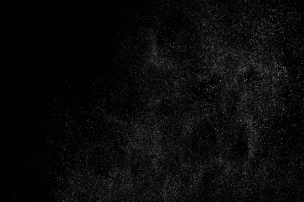 Texture Granuleuse Blanche Tourmentée Revêtement Poussière Texturé Particules Sonores Grain — Image vectorielle