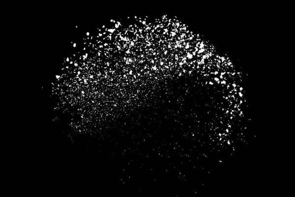 Белые Пятна Выделены Черном Фоне Абстрактный Векторный Взрыв Цифровое Изображение — стоковый вектор