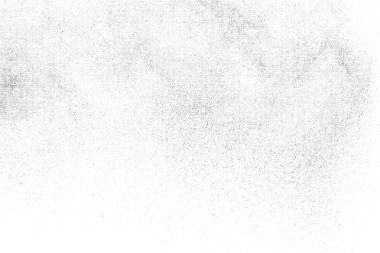 Beyaz zemin üzerine siyah noktalı resim doku. Modern noktalı futuristik bir ortam. Gürültü bindirme solmaz. Dijital olarak oluşturulan görüntü. Pop sanat tarzı. Vektör çizim, Eps 10.