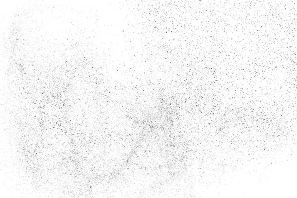 Несчастная Чёрная Текстура Темная Текстура Белом Фоне Пыль Накладывается Текстурой — стоковый вектор