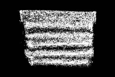 Siyah arkaplana tebeşirle çizilmiş el yazısı. Tek renkli leke elementi. Dijital olarak oluşturulmuş görüntü. Vektör illüstrasyonu, Eps 10.