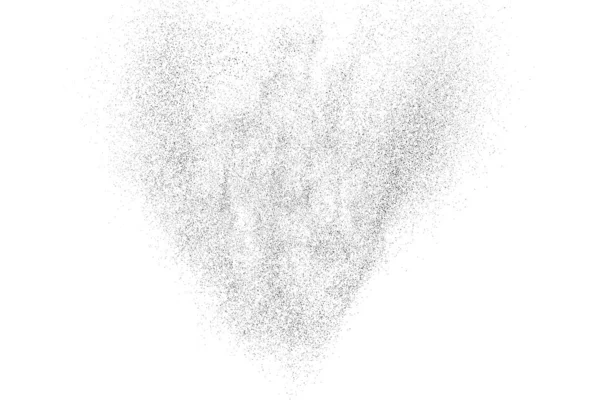 Texture Noire Perturbée Texture Graineuse Foncée Sur Fond Blanc Revêtement — Image vectorielle