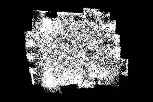 Scribble Main Dessinée Craie Sur Fond Noir Élément Teinture Monochrome — Image vectorielle