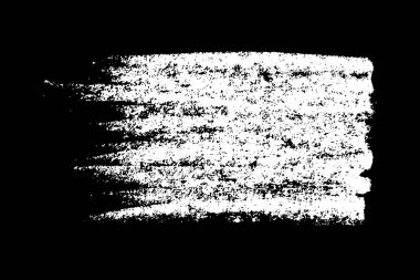 Siyah arkaplana tebeşirle çizilmiş el yazısı. Tek renkli leke elementi. Dijital olarak oluşturulmuş görüntü. Vektör illüstrasyonu, Eps 10.