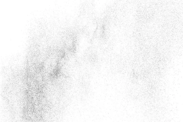 Textura Negra Angustiada Textura Granulada Oscura Sobre Fondo Blanco Superposición — Vector de stock