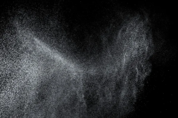 Siyah arkaplanda soyut su sıçramaları