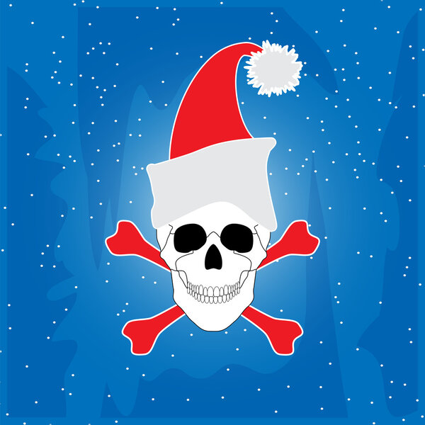 christmas skull
