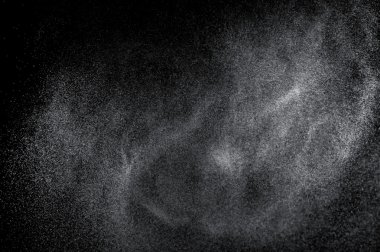 Siyah arkaplanda soyut su sıçramaları