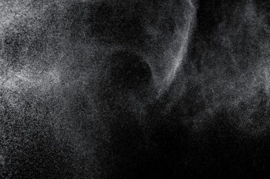 Siyah arkaplanda soyut su sıçramaları