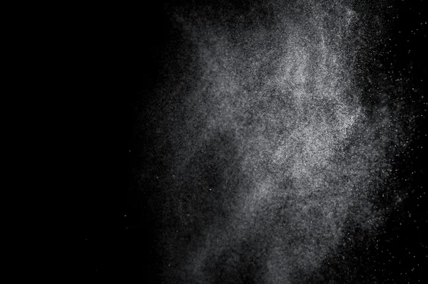 Siyah arkaplanda soyut su sıçramaları