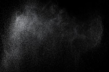 Siyah arkaplanda soyut su sıçramaları