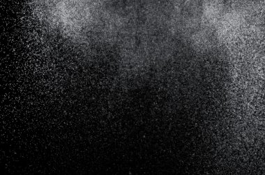 Siyah arkaplanda soyut su sıçramaları