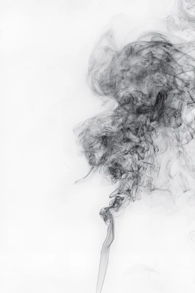 Fumo preto abstrato — Fotografia de Stock