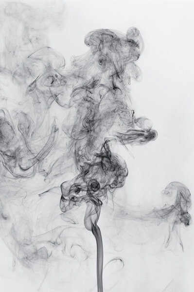 abstract black smoke 