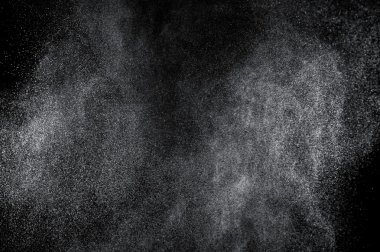 Siyah arkaplanda soyut su sıçramaları