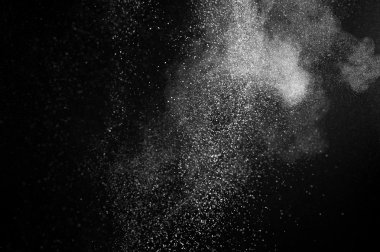 Soyut beyaz toz patlama