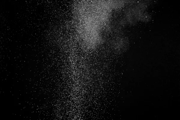 Explosão de pó branco abstrato — Fotografia de Stock