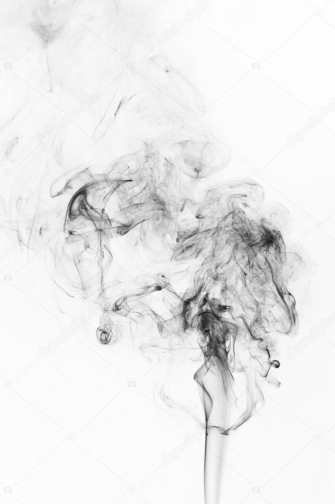 abstract black smoke 