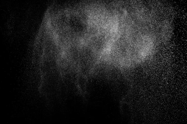 Des Éclaboussures Eau Abstraites Sur Fond Noir — Photo