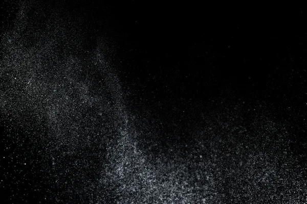 Abstract Splashes Water Black Background — Stock Photo, Image