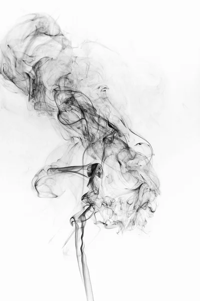 Abstraktní černý kouř — Stock fotografie