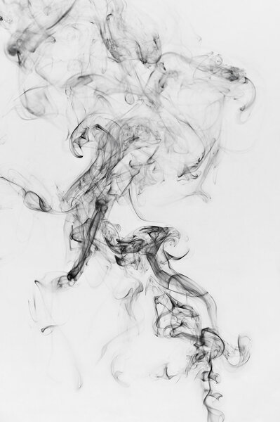 abstract black smoke