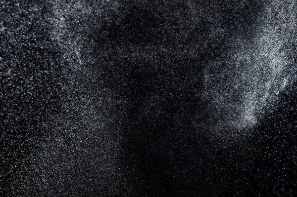 Siyah arkaplanda soyut su sıçramaları