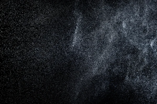 Siyah arkaplanda soyut su sıçramaları