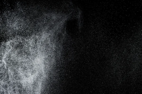 Siyah arkaplanda soyut su sıçramaları