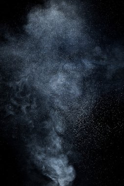 Soyut beyaz toz patlama  