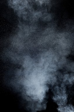 Soyut beyaz toz patlama  