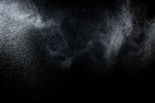 Siyah arkaplanda soyut su sıçramaları