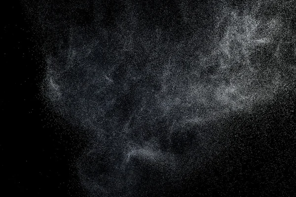 Siyah arkaplanda soyut su sıçramaları