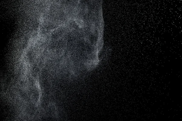 Siyah arkaplanda soyut su sıçramaları